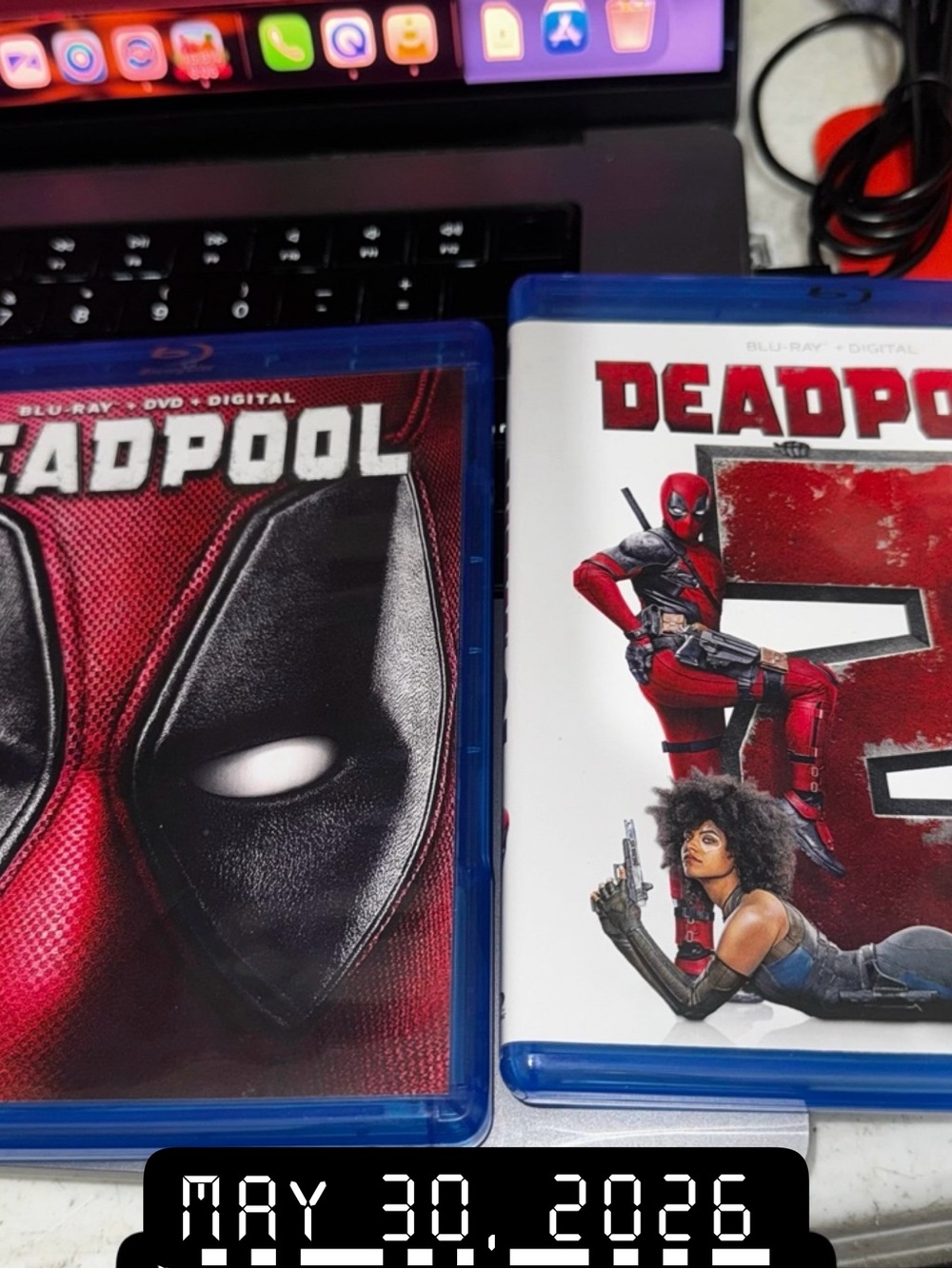 Deadpool 1 & Deadpool 2 Blu-ray Movie Bundle